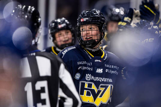 HV71s Meja Andersson jublar