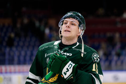 Färjestads Jack Berglund jublar