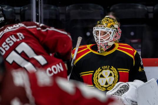 Brynäs målvakt Damian Clara