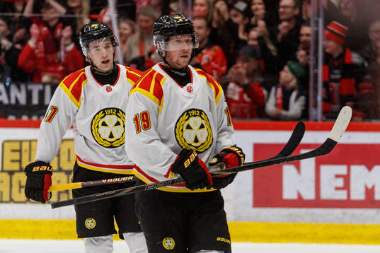 Brynäs Mattias Norlinder och Nicklas Bäckström