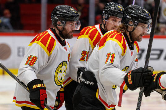 Brynäs Johan Larsson och Brynäs Axel Jonsson-Fjällby