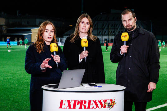 Expressens Elvira Dietmann, Frida Olsson och Pär