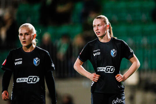 Växjö DFFs Saga Swedman deppar