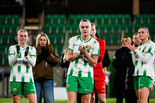 Hammarbys Emilie Joramo och Elin Sørum deppar