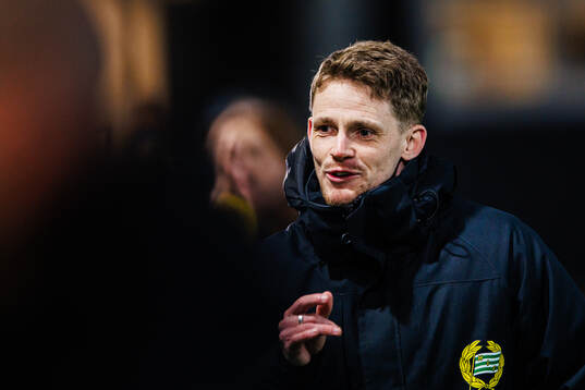 Hammarbys tränare William Strömberg