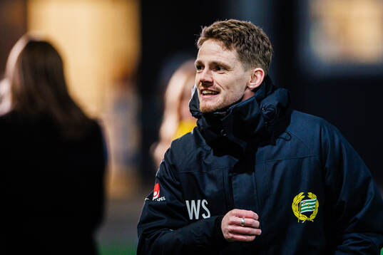 Hammarbys tränare William Strömberg