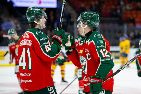 Frölundas Ivar Stenberg och Max Friberg