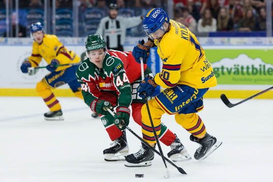 Frölundas Noah Dower Nilsson och Djurgårdens Oliver