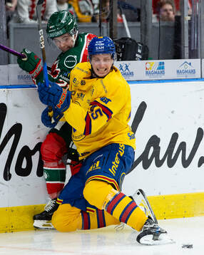 Frölundas Jere Innala och Djurgårdens Hugo Blixt