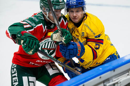 Frölundas Nicklas Lasu och Djurgårdens Joseph Snively