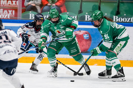 Linköpings Marthe Pabsdorff Brunvold och Rögles Margot