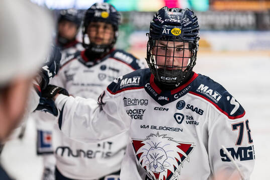 Linköpings Hana Haasova jublar