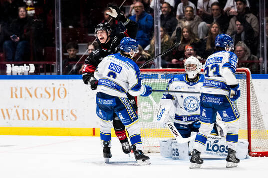 Malmö Redhawks Fredrik Händemark jublar