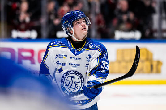Leksands Olle Strandell deppar