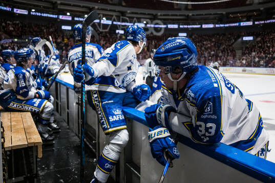 Leksands Olle Strandell deppar
