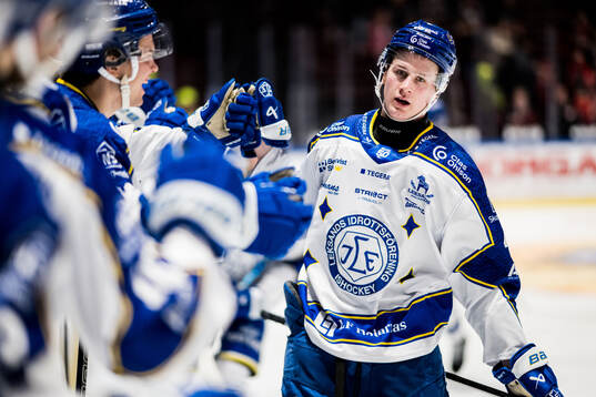 Leksands Tinus Luc Koblar jublar