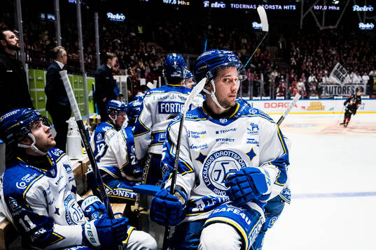 Leksands Max Veronneau deppar