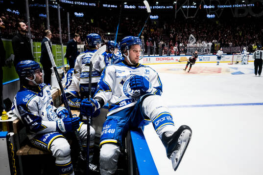 Leksands Max Veronneau deppar