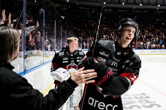 Malmö Redhawks William Von Barnekow jublar