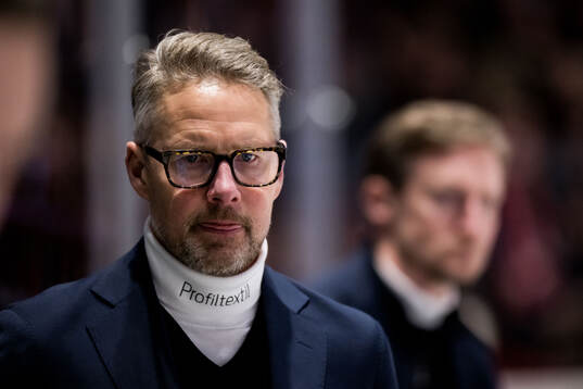 Leksands tränare Johan Hedberg deppar