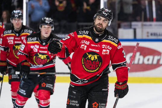 Luleås Frederic Allard jublar