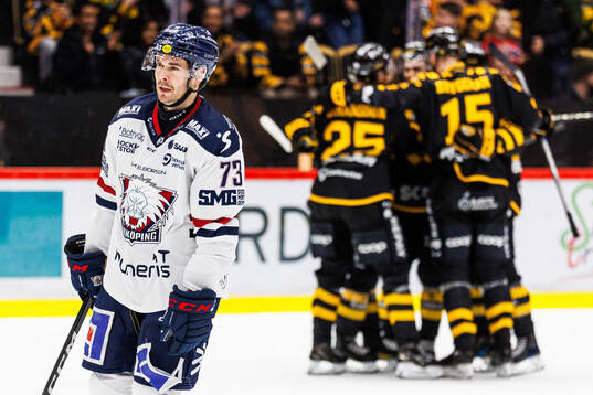 Linköpings Nicholas Shore deppar