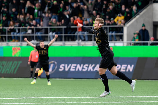 GAIS Kevin Holmen jublar