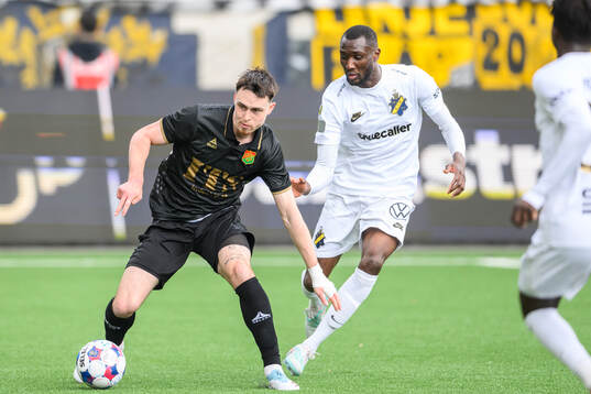 GAISs Samuel Salter och AIKs Ibrahim Cisse