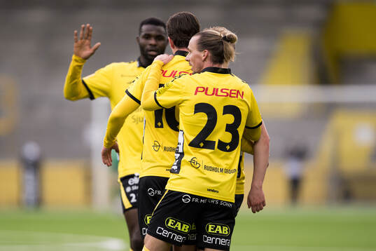 Elfsborgs spelare jublar