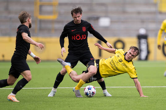 Brommapojkarnas Rasmus Örqvist och Elfsborgs Frode Aronsson