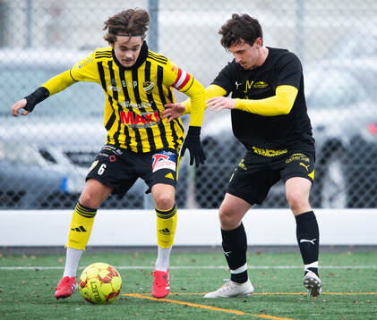 IFK Hässleholms Gustaf Winroth i matchen mellan IFK