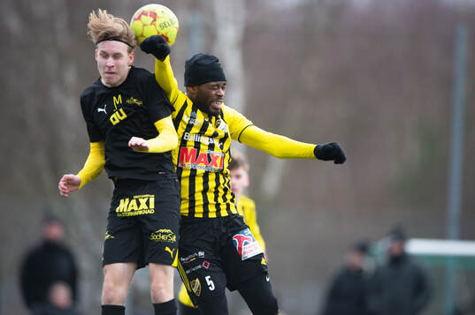 IFK Hässleholms Saikou Jawneh i matchen mellan IFK