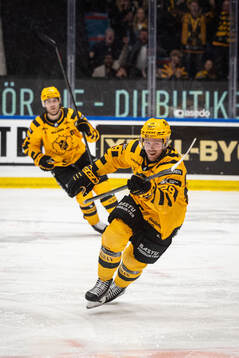 Skellefteås Mikkel Aagaard jublar