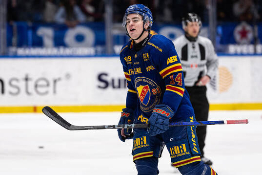 Djurgårdens Anton Frondell jublar