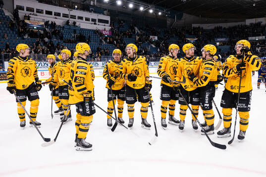 Skellefteås spelare jublar