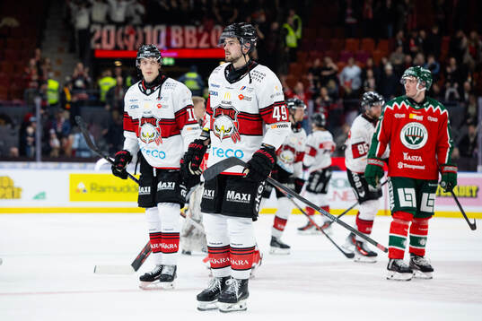 Malmö Redhawks Seth Barton deppar