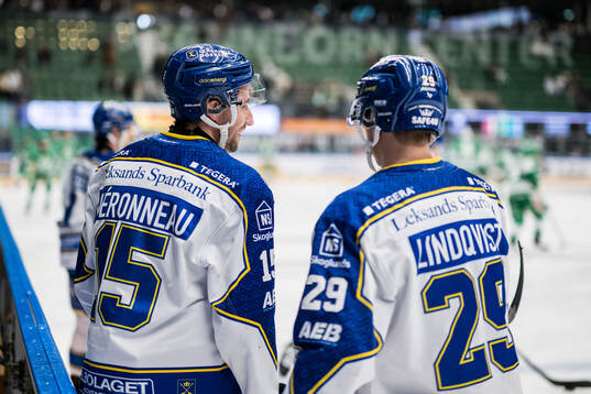 Leksands Max Veronneau och Michael Lindqvist