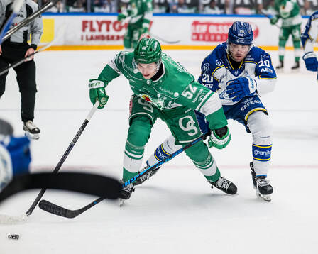 Rögles Felix Nilsson och Leksands Nolan Stevens