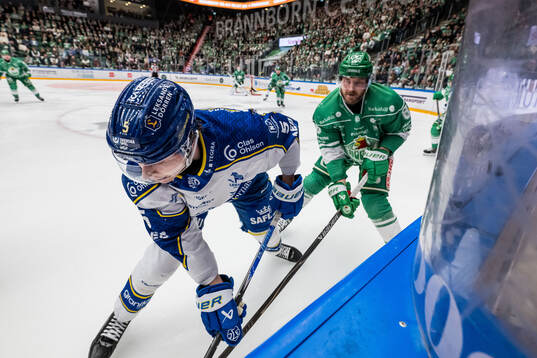 Leksands Andro Kaderli och Rögles Linus Sandin