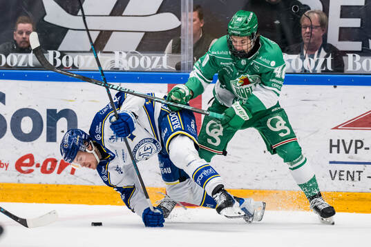 Leksands Alexander Lundqvist och Rögles Nils Bartholdsson