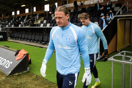 Malmö FFs målvakt Johan Dahlin