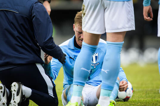 Malmö FFs Anders Christiansen får vård