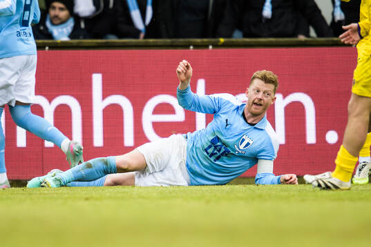 Malmö FFs Anders Christiansen reagerar