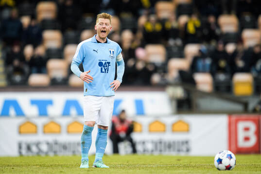 Malmö FFs Anders Christiansen reagerar