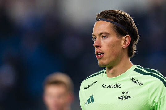 Goalkeeper Leopold Wahlstedt of Rosenborg