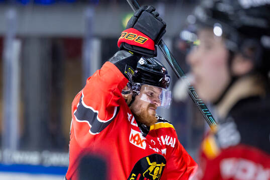 Luleås Brendan Shinnimin reagerar