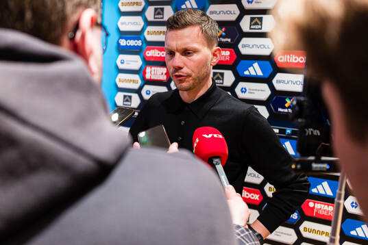 Head coach Alfred Johansson of Rosenborg looks dejected
