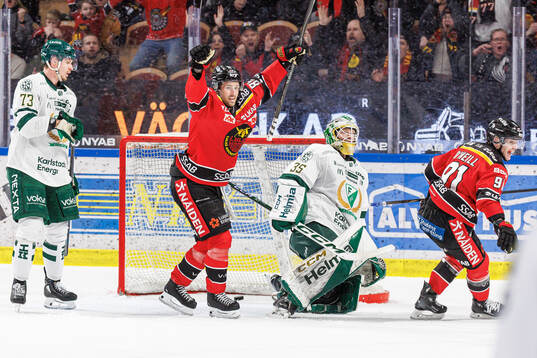 Luleås Mathias Bromé, Brian O'Neill och Filip Eriksson