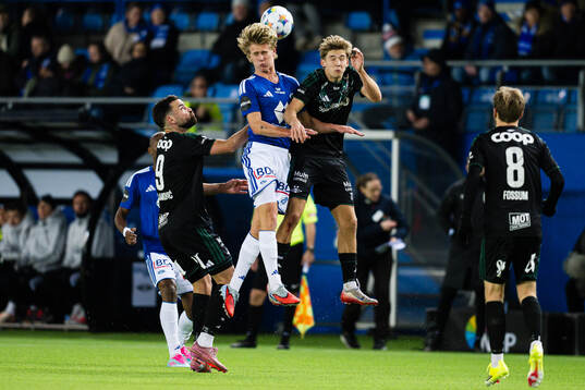 Viktor Bender of Molde and Mads Bomholt of Rosenborg