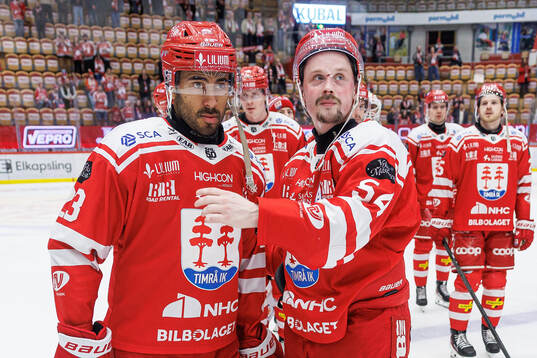 Timrås Jeremy Boyce-Rotevall och Jonathan Dahlén